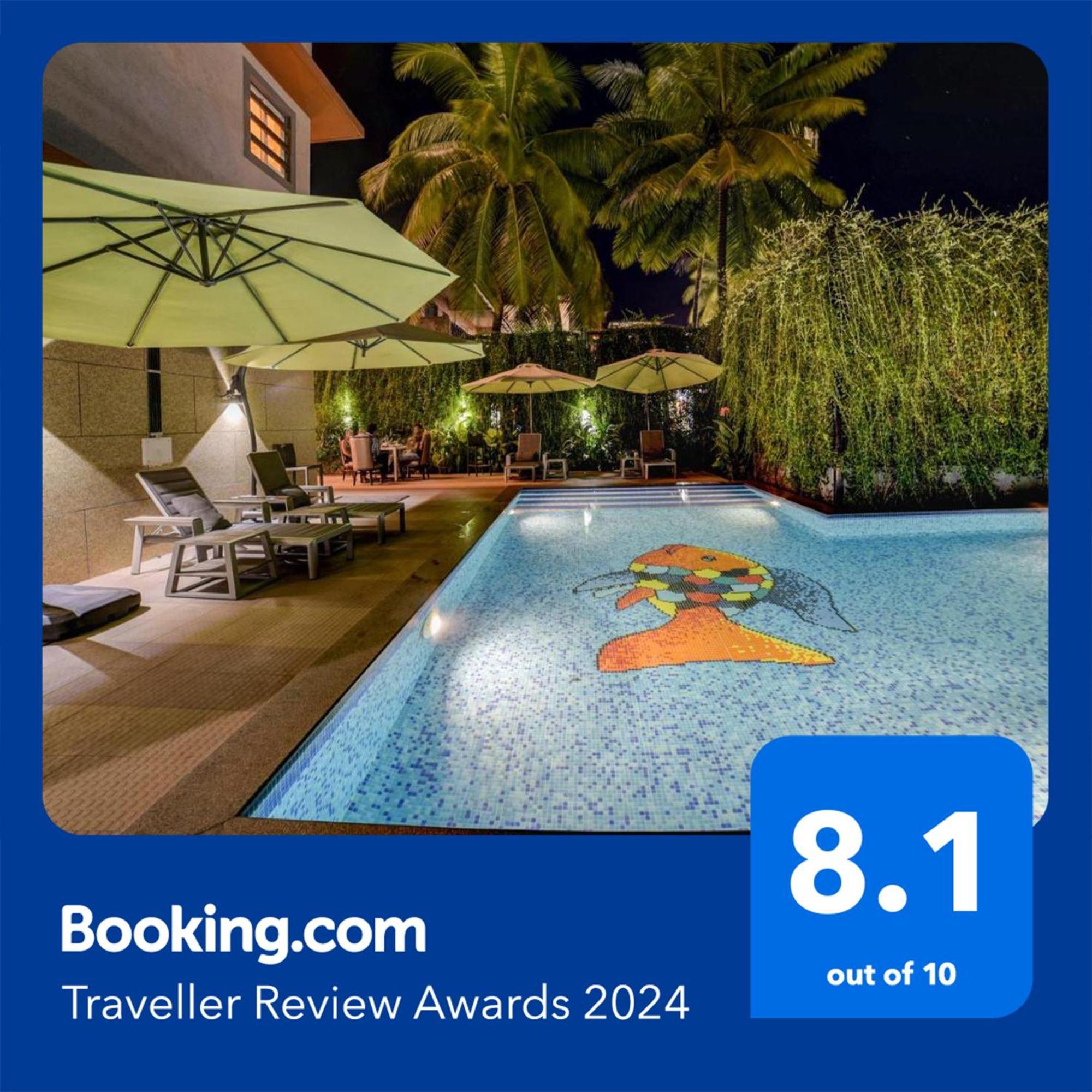 Fabhotel Prime Sarala Crown With Pool - Nr Calangute Beach Dış mekan fotoğraf